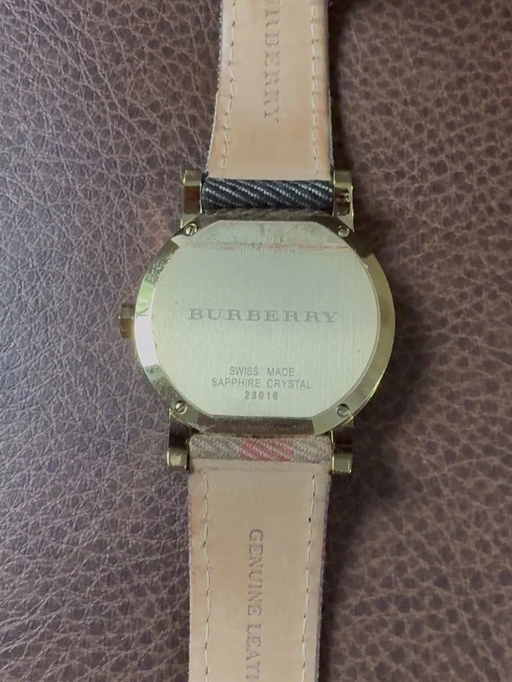 Burberry Gold Tone Watch - Picture 5 of 7